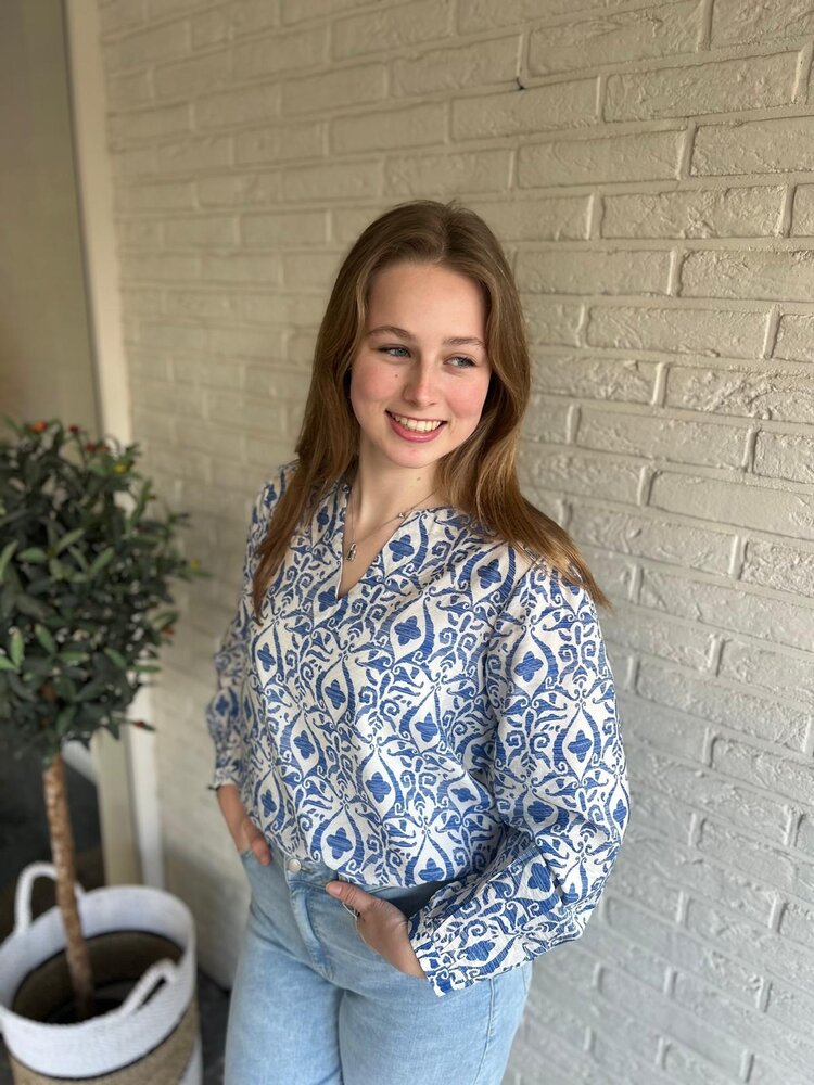 JDY JDYMAY LIFE L/S TOP WVN DIA JDY JDYMAY LIFE L/S TOP WVN DIA