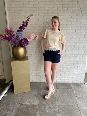 JDY JDYLARNA S/S LACE TOP JRS JDY JDYLARNA S/S LACE TOP JRS