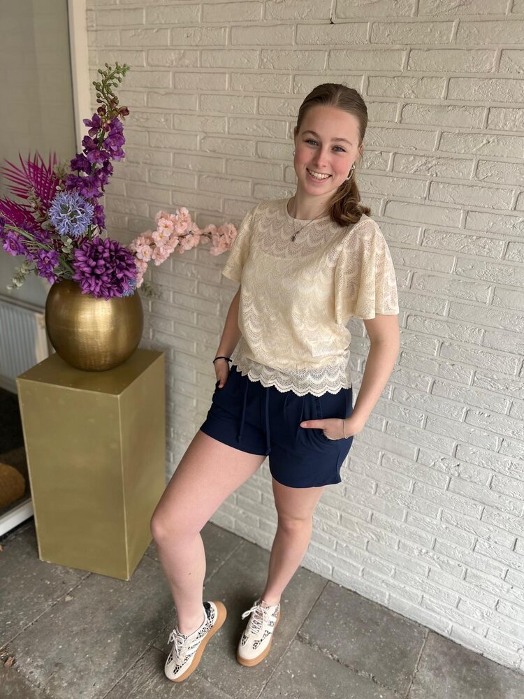 JDY JDYLARNA S/S LACE TOP JRS JDY JDYLARNA S/S LACE TOP JRS