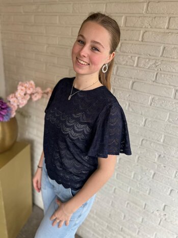 JDY JDYLARNA S/S LACE TOP JRS JDY JDYLARNA S/S LACE TOP JRS