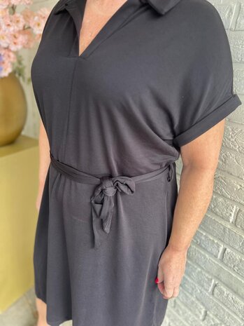 JDY JDYHAZEL S/S MODAL BELT DRESS JRS BLACK JDY JDYHAZEL S/S MODAL BELT DRESS JRS BLACK