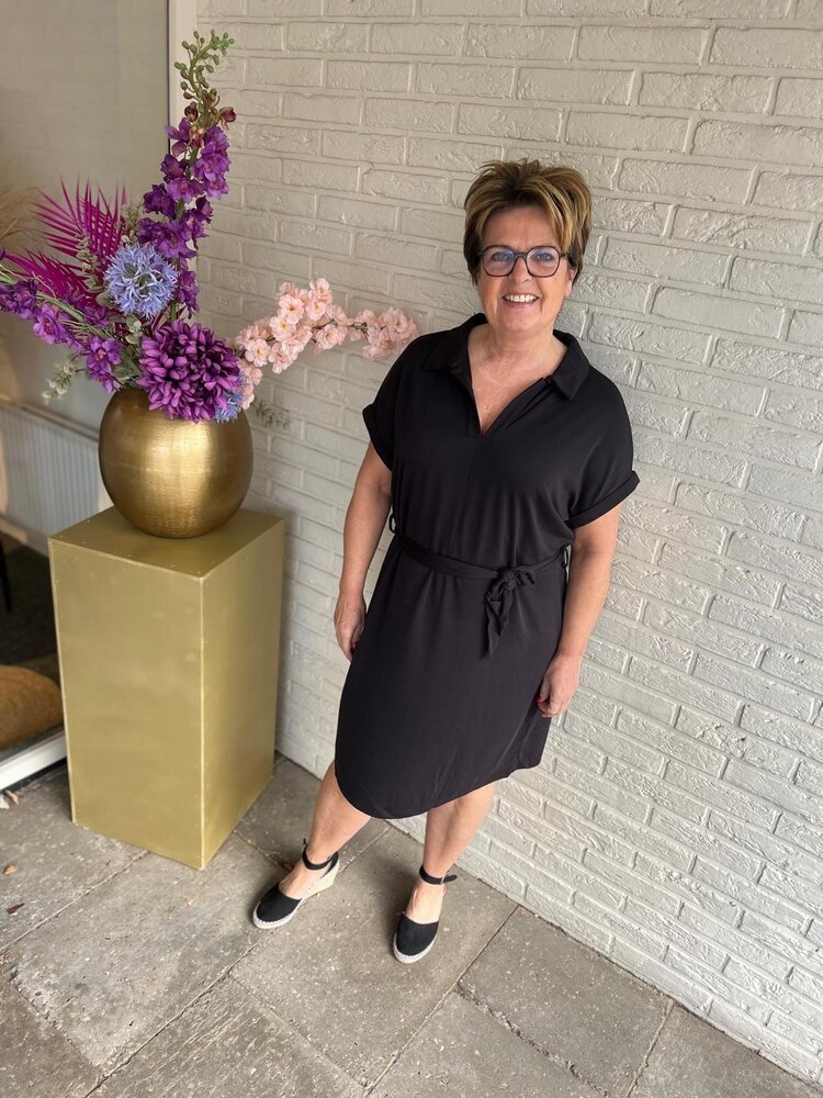 JDY JDYHAZEL S/S MODAL BELT DRESS JRS BLACK JDY JDYHAZEL S/S MODAL BELT DRESS JRS BLACK