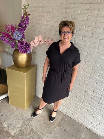 JDY JDYHAZEL S/S MODAL BELT DRESS JRS BLACK JDY JDYHAZEL S/S MODAL BELT DRESS JRS BLACK