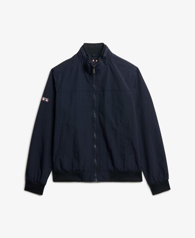 Superdry NYLON HARRINGTON JACKET ECLIPSE NAVY