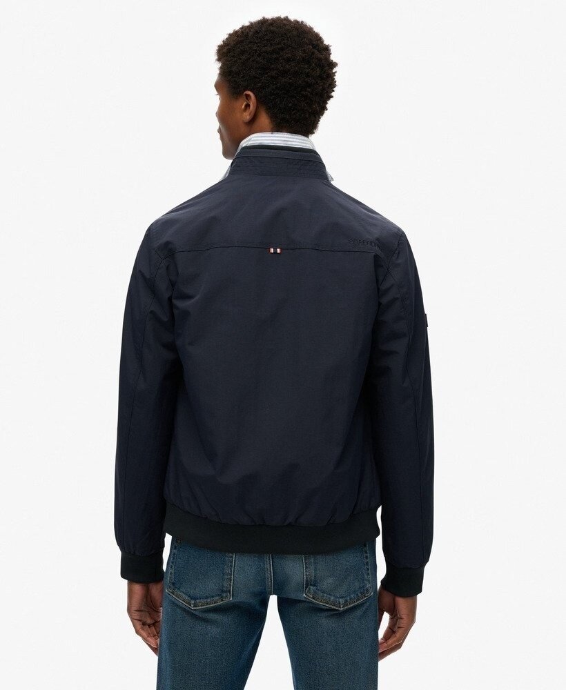 Superdry NYLON HARRINGTON JACKET ECLIPSE NAVY
