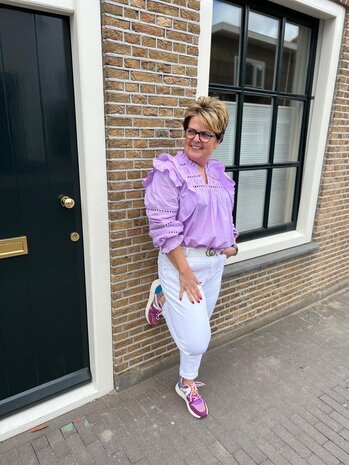 RUFFLE BLOUSE CLAIRE RUFFLE BLOUSE CLAIRE