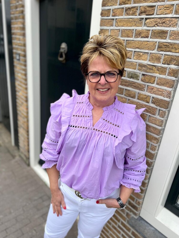 RUFFLE BLOUSE CLAIRE RUFFLE BLOUSE CLAIRE