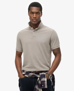 Superdry VINT DESTROY POLO DESTROY DOVE GREY Superdry VINT DESTROY POLO DESTROY DOVE GREY
