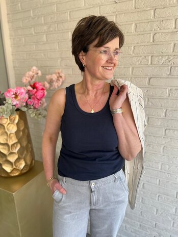 Cup Of Joe Denim TOP OLIVIA