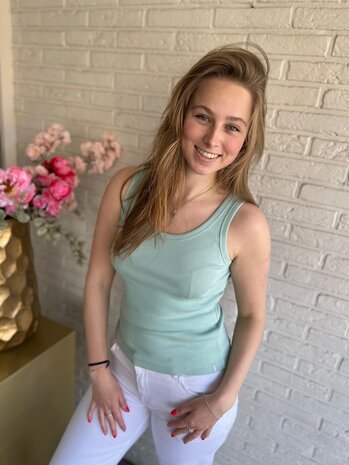 Cup Of Joe Denim TOP OLIVIA