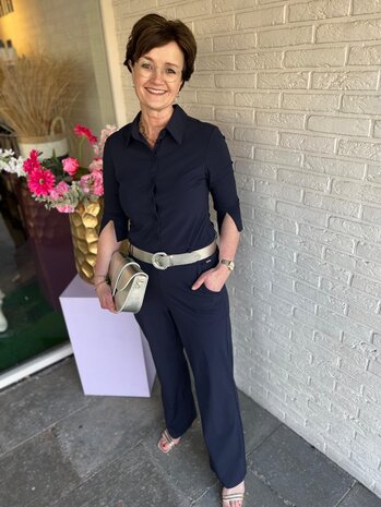 Mi Piace JUMPSUIT TRAVELSTOF 202154 DARK BLUE Mi Piace JUMPSUIT TRAVELSTOF 202154 DARK BLUE