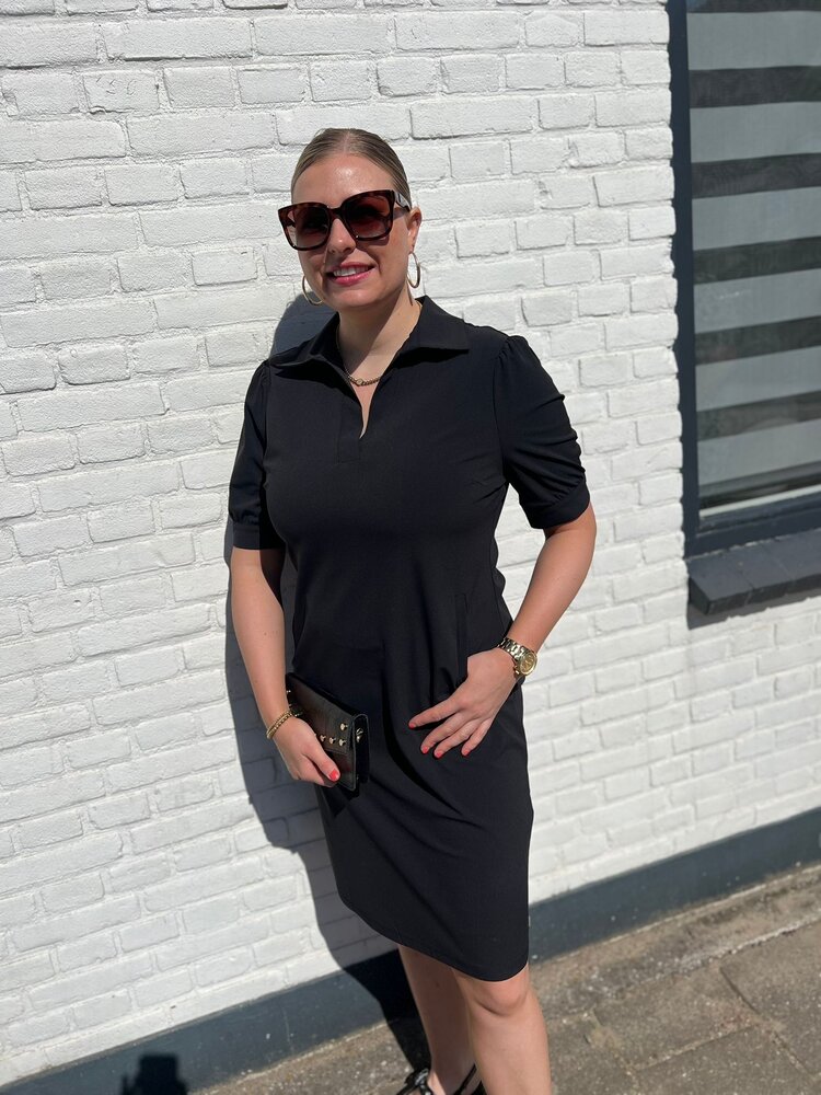 Mi Piace JURK TRAVELSTOF 202605 BLACK