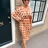 JURK MAE PRINT ORANJE JURK MAE PRINT ORANJE
