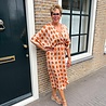 JURK MAE PRINT ORANJE JURK MAE PRINT ORANJE