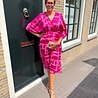 JURK MAE PRINT FUCHSIA JURK MAE PRINT FUCHSIA