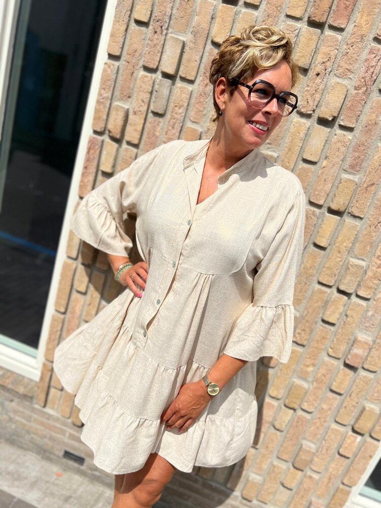 TUNIEK GOUD LINNEN ONE SIZE