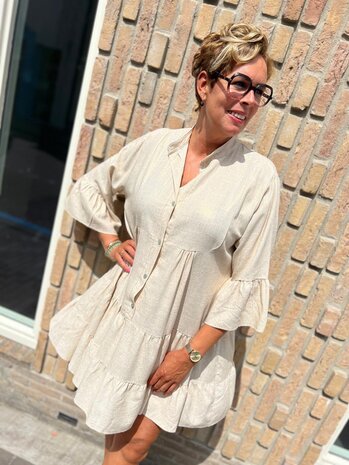 TUNIEK GOUD LINNEN ONE SIZE