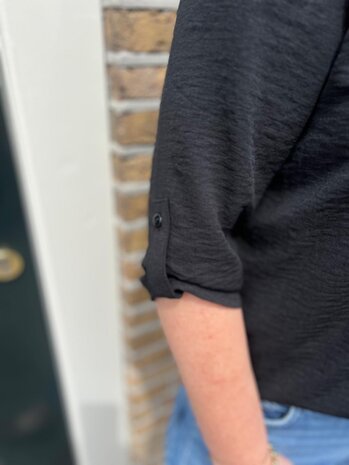 JDY JDYDIVYA LIFE 3/4 TOP WVN NOOS BLACK JDY JDYDIVYA LIFE 3/4 TOP WVN NOOS BLACK