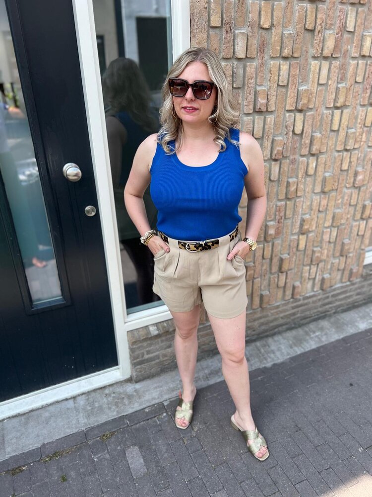 Ydence KNITTED TOP KEELY BLUE