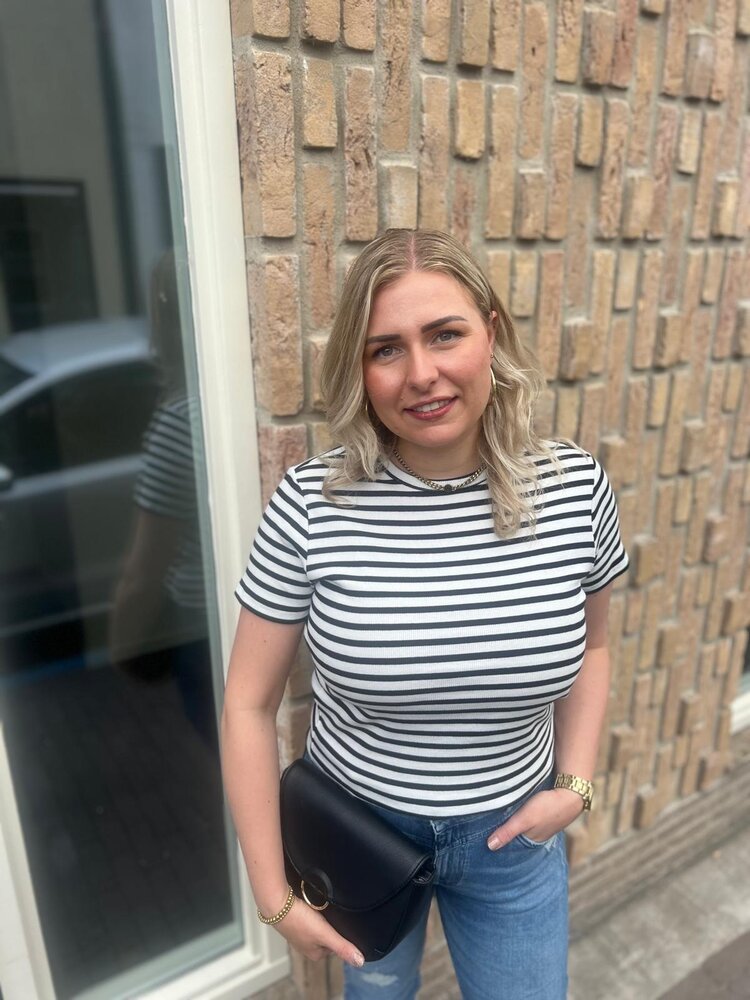 JDY JDYSOLAR S/S O-NECK TOP JRS NOOS