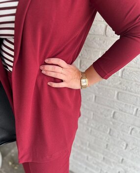 JDY JDYGEGGO L/S BLAZER JRS NOOS CABERNET