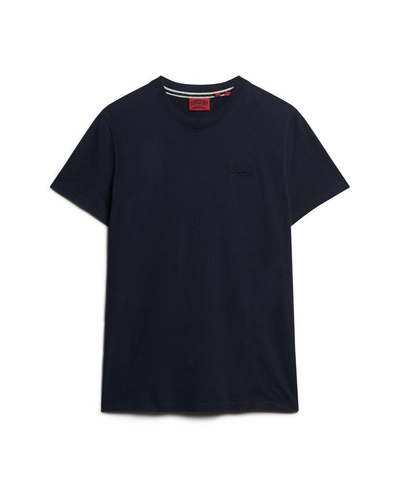 Superdry ESSENTIAL LOGO EMB TEE ECLIPSE NAVY