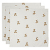 Jollein HYDROFIELE DOEK SMALL 70X70CM TEDDY BEAR (3PACK) Jollein HYDROFIELE DOEK SMALL 70X70CM TEDDY BEAR (3PACK)