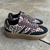 Poelman SNEAKER ANEMONE BLACK/BROWN/WINE Poelman SNEAKER ANEMONE BLACK/BROWN/WINE