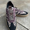Poelman SNEAKER ANEMONE BLACK/BROWN/WINE Poelman SNEAKER ANEMONE BLACK/BROWN/WINE