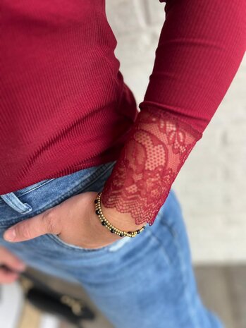 JDY JDYROXY L/S LACE TOP JRS NOOS JDY JDYROXY L/S LACE TOP JRS NOOS