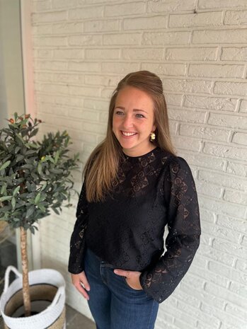 JDY JDYHURRAY L/S LACE TOP JRS