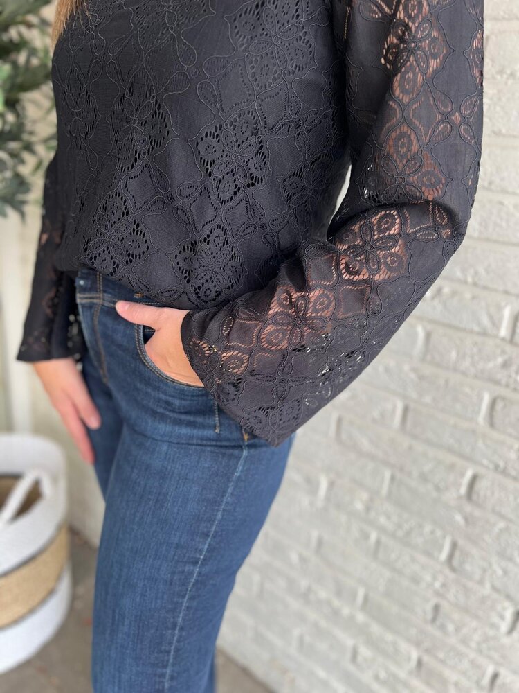 JDY JDYHURRAY L/S LACE TOP JRS