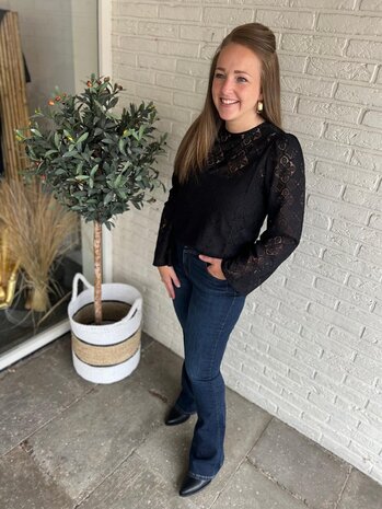 JDY JDYHURRAY L/S LACE TOP JRS