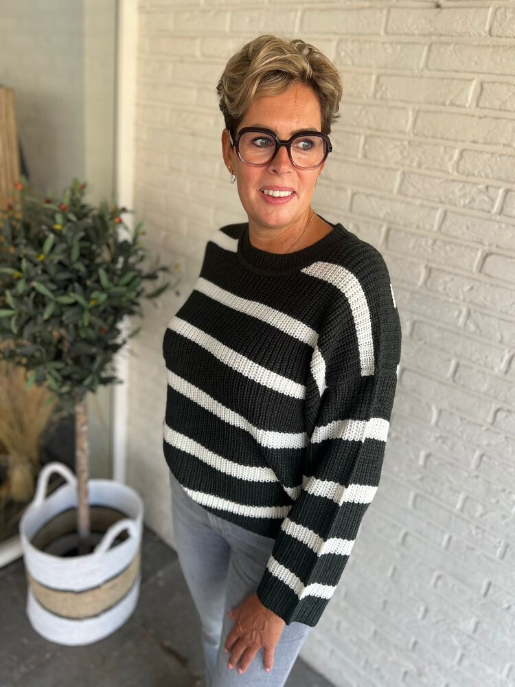 JDY JDYJUSTY L/S STRIPE PULLOVER KNT NOOS JDY JDYJUSTY L/S STRIPE PULLOVER KNT NOOS