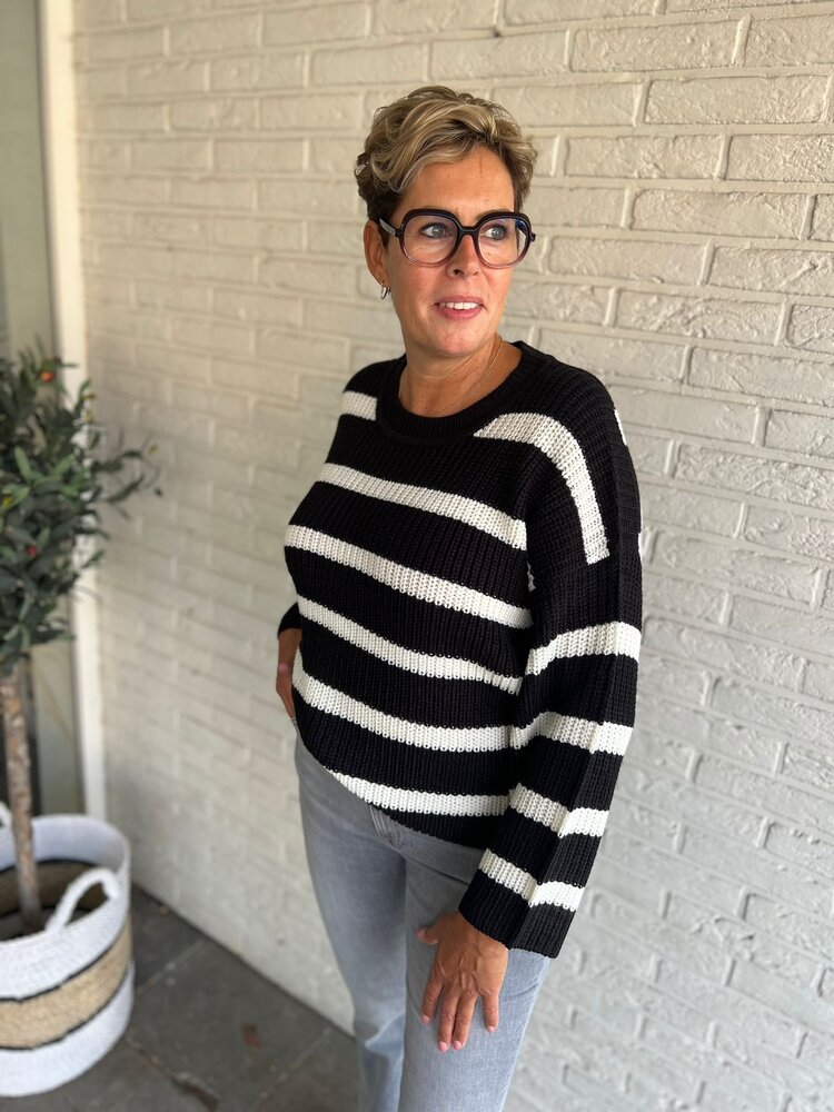 JDY JDYJUSTY L/S STRIPE PULLOVER KNT NOOS JDY JDYJUSTY L/S STRIPE PULLOVER KNT NOOS