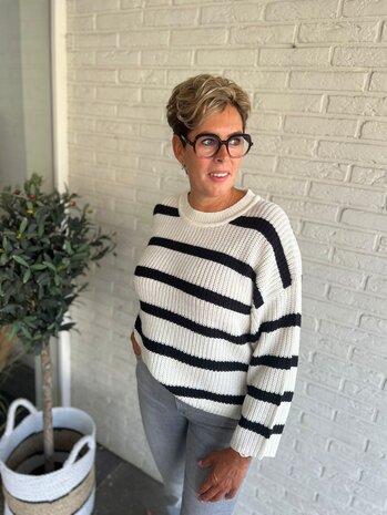 JDY JDYJUSTY L/S STRIPE PULLOVER KNT NOOS JDY JDYJUSTY L/S STRIPE PULLOVER KNT NOOS