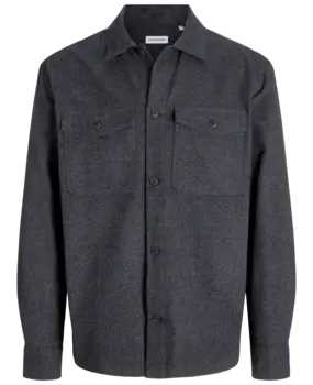 Jack en Jones JJEPERFECT MELANGE OVERSHIRT LS SN DARK GREY MELANGE Jack en Jones JJEPERFECT MELANGE OVERSHIRT LS SN DARK GREY MELANGE
