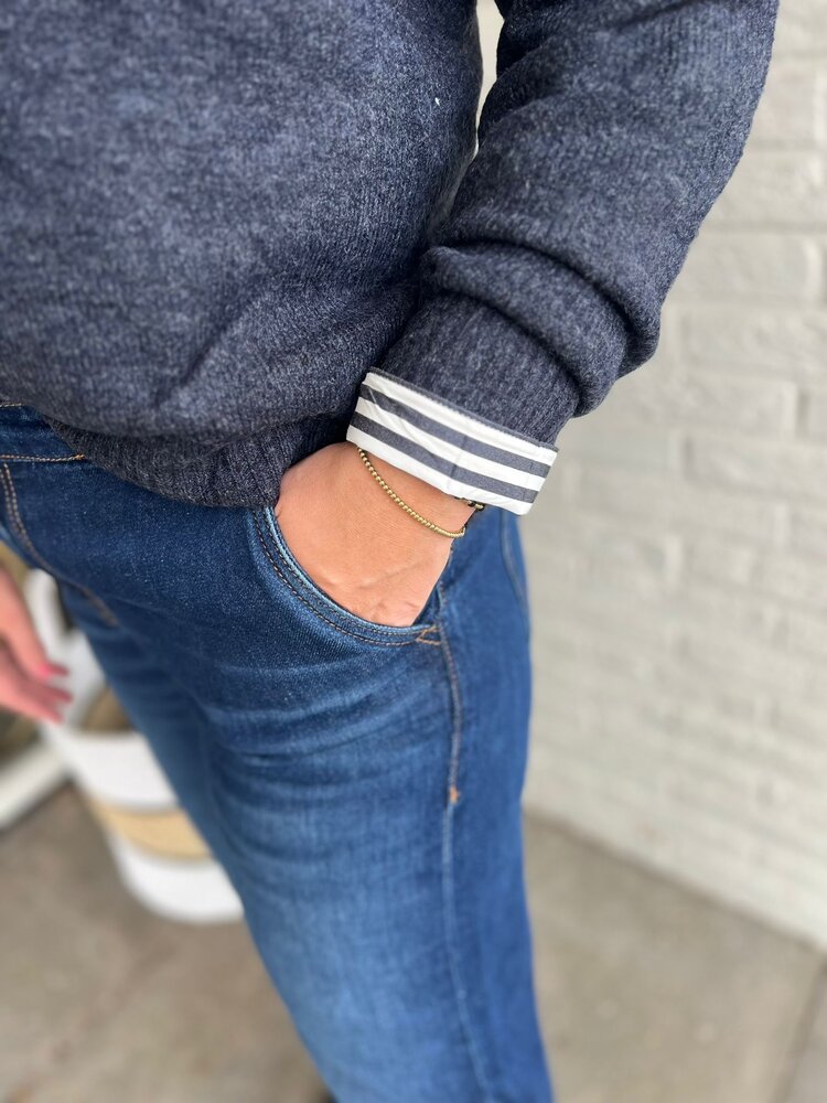 Cup Of Joe Denim JEANS MAXINE DARK BLUE