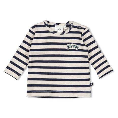 Feetje LONGSLEEVE RIB MET STREEP - LET'S GO! - 51602576