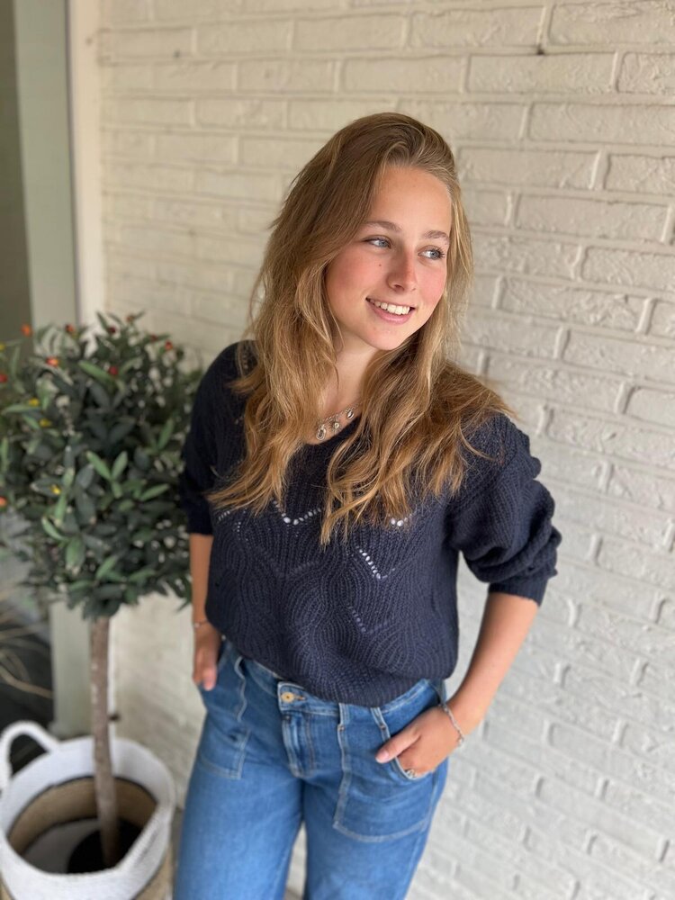 JDY JDYBADUT L/S V-NECK STRUC GLITT PULL KNT JDY JDYBADUT L/S V-NECK STRUC GLITT PULL KNT