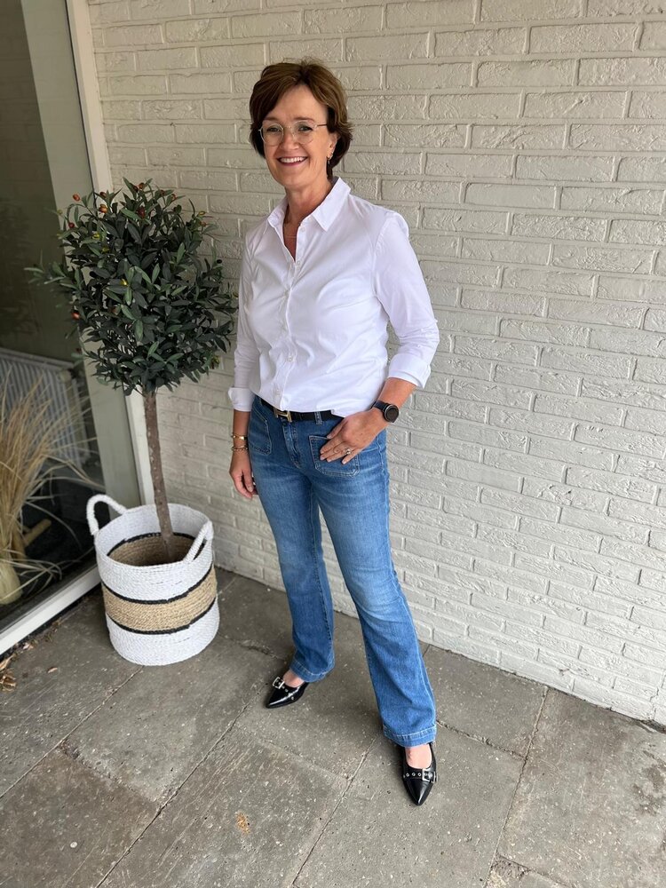 JDY JDYMIO L/S SHIRT WVN NOOS WHITE