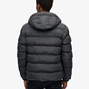 Superdry HOODED SPORTS PUFFER JACKET EBONY/EBONY