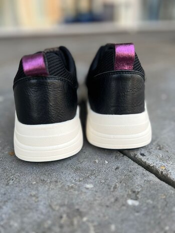 Poelman SNEAKER CAROCEL BLACK/BURG