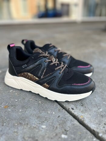 Poelman SNEAKER CAROCEL BLACK/BURG