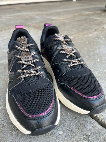 Poelman SNEAKER CAROCEL BLACK/BURG