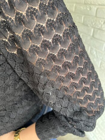 JDY JDYAVERY L/S LACE TOP JRS NOOS