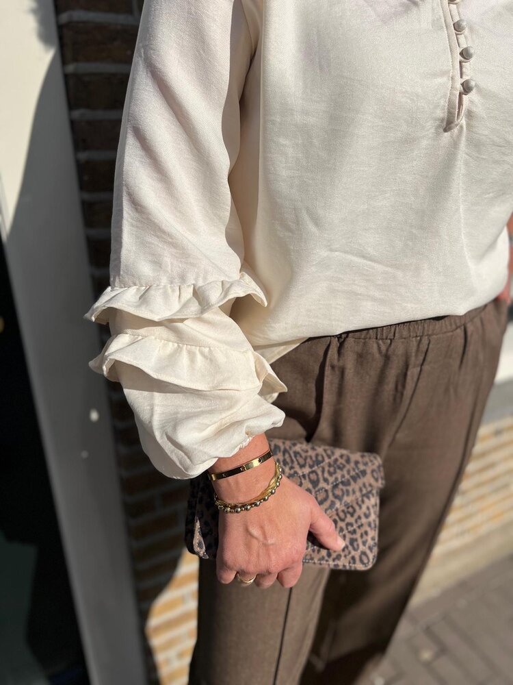 Ydence BLOUSE JACKY ECRU