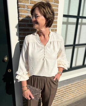 Ydence BLOUSE JACKY ECRU