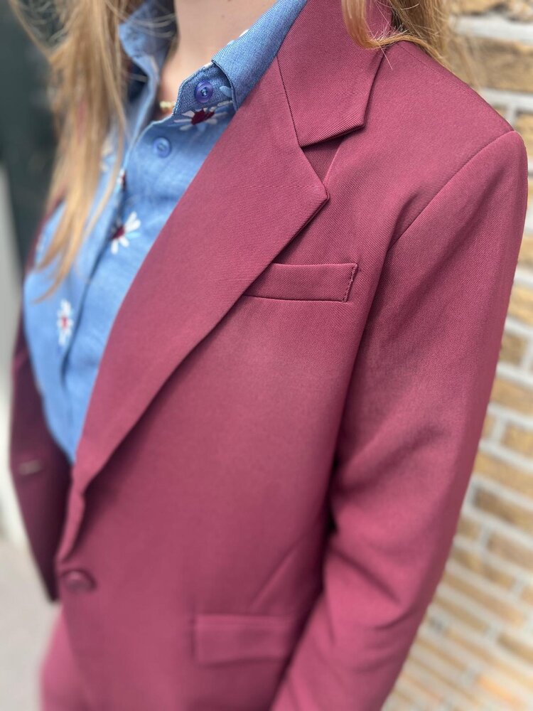 Ydence BLAZER MAISIE BURGUNDY