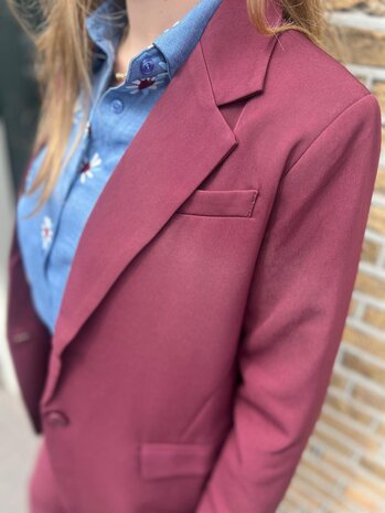 Ydence BLAZER MAISIE BURGUNDY